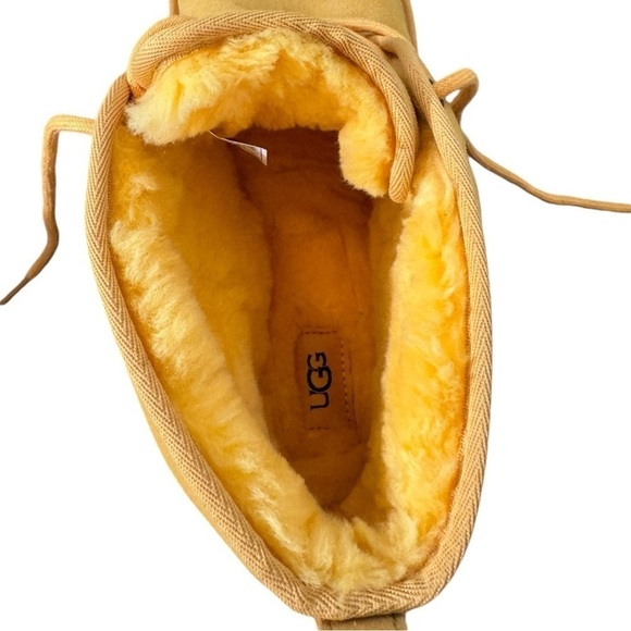 Ugg Chukka Shearling Boots Neumal Graphic Outline 13 Yellow - Picture 3 of 7